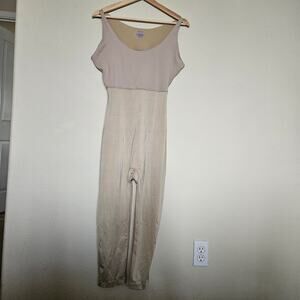 Spanx by Sara Blakely beige Full Jumpsuit XL